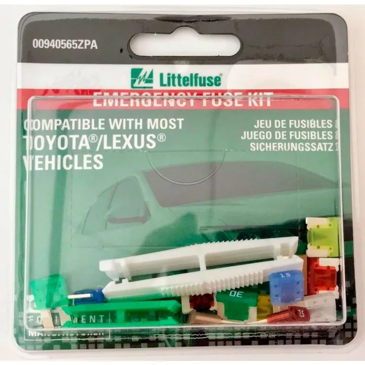 0201697 Littelfuse OEM Toyota/Lexus Emergency Fuse Kit