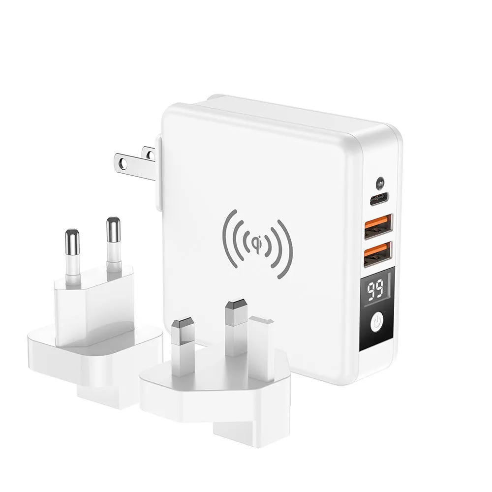 10000 ma wireless charging travel adapter Powerbank