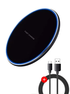 1pc 10W Wireless Charger With Data Cable