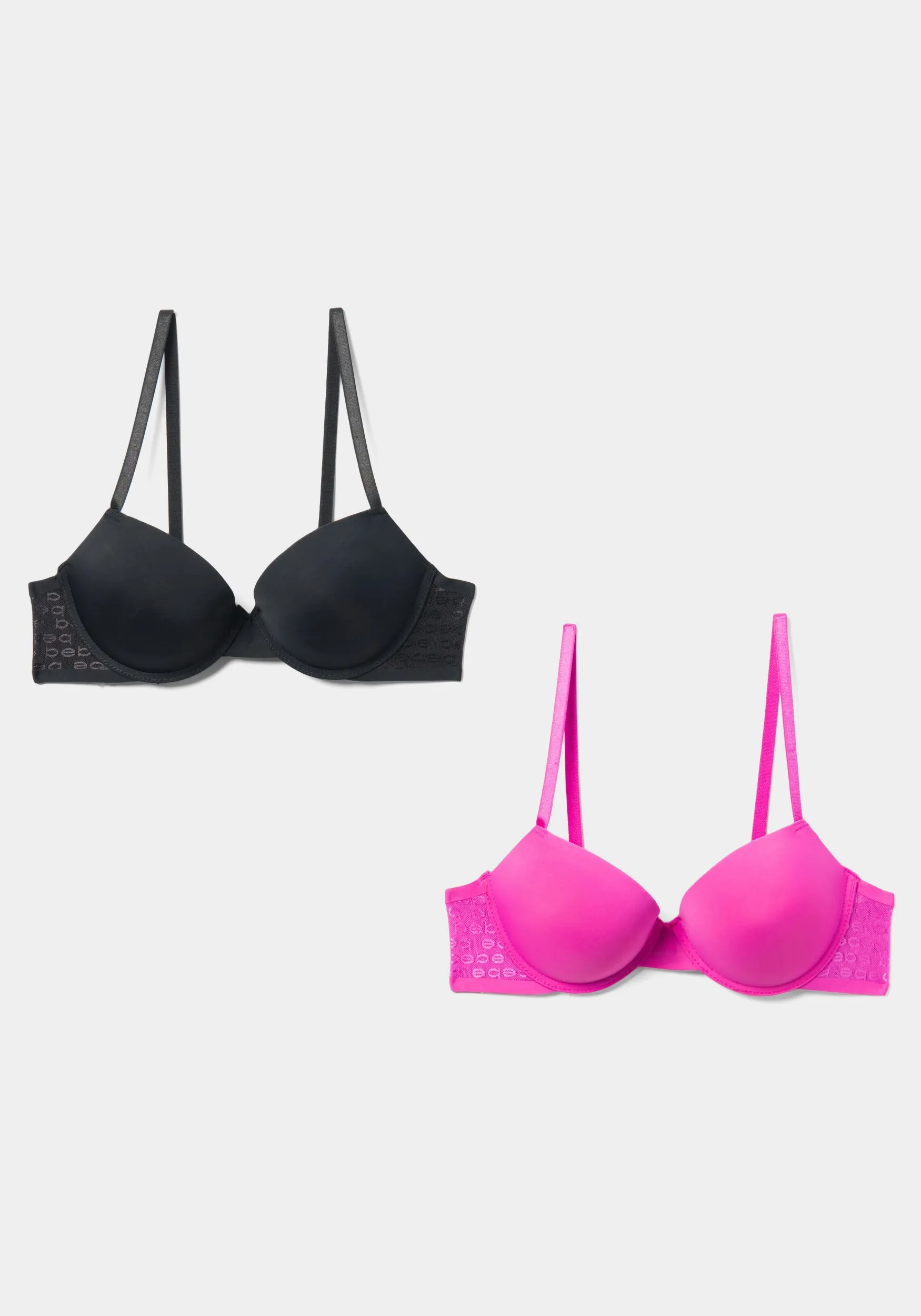 2 Pack Micro And Power Mesh Bra