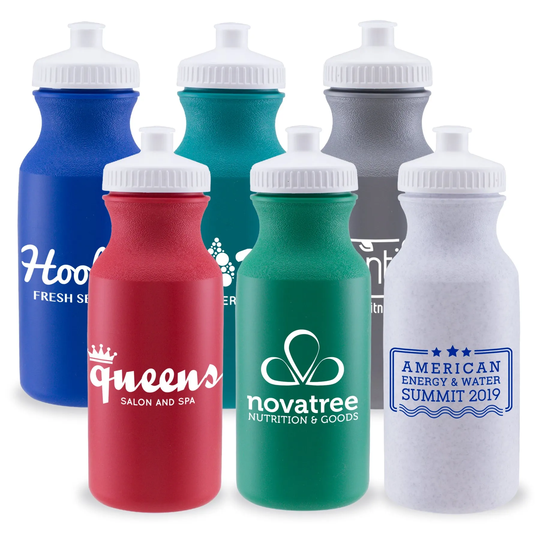 20oz HDPE Water Bottle - Personalized with Free Shipping