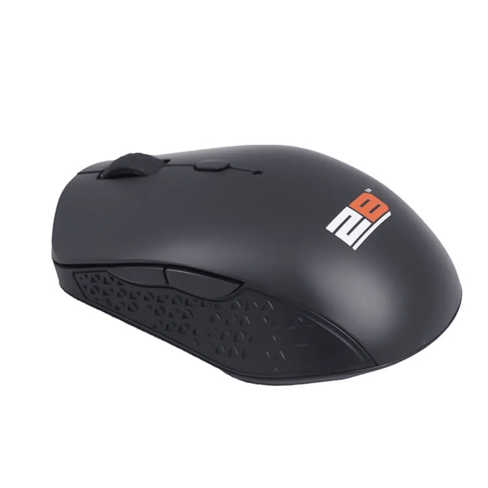 2B MO58B Bluetooth Wireless Mouse 1600Dpi - Black