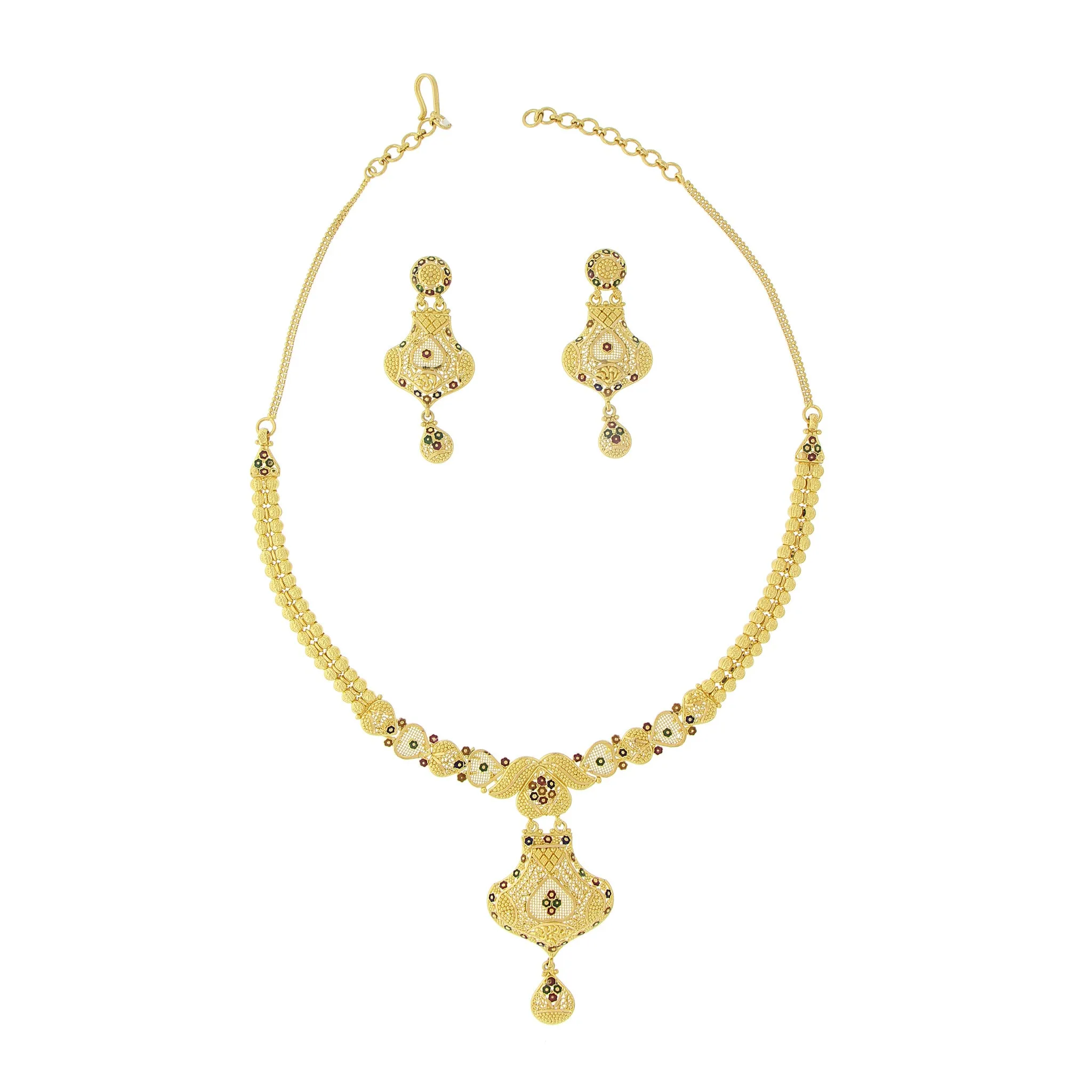 3-PIECE GOLD NECKLACE SET