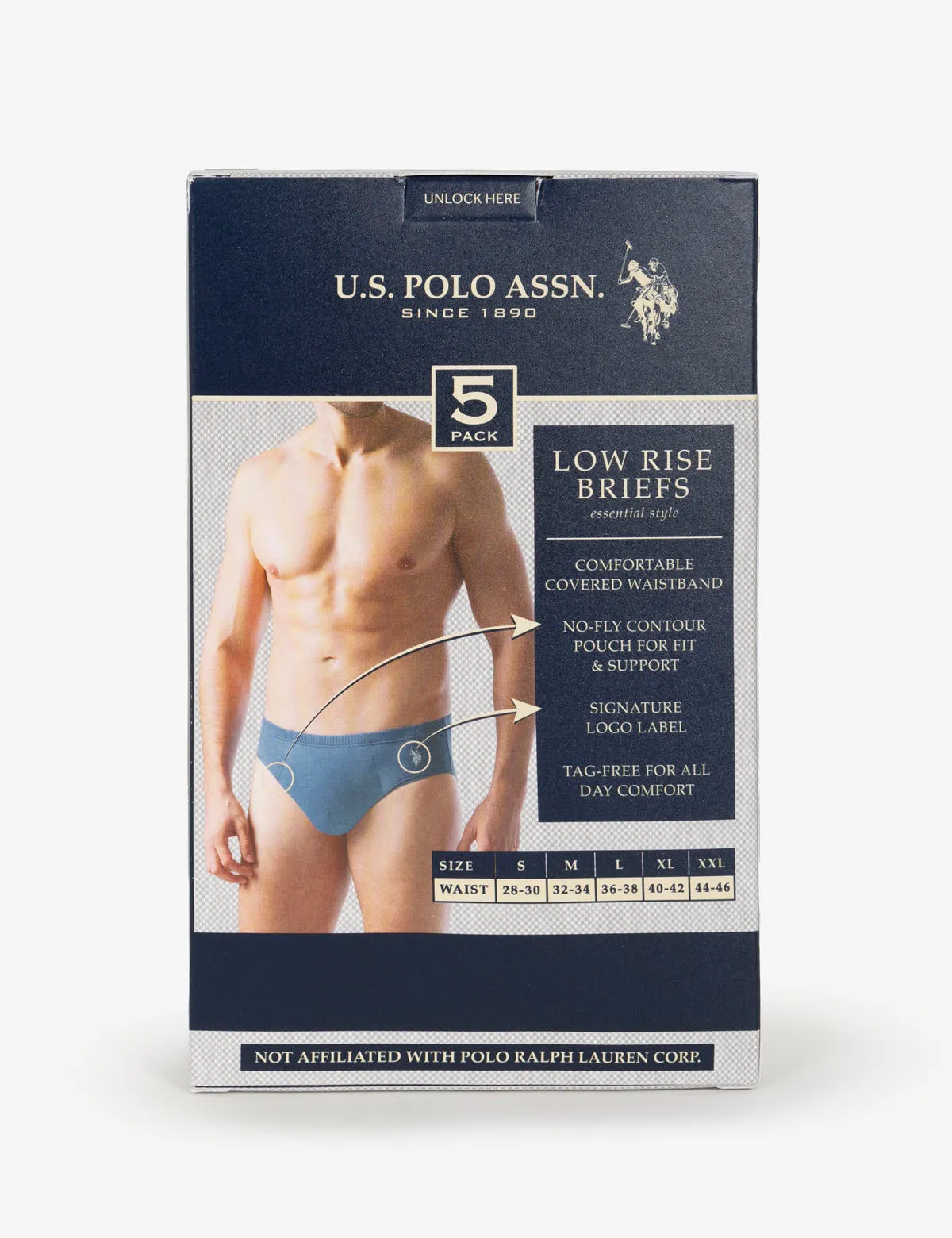 5 PACK LOWRISE BRIEFS