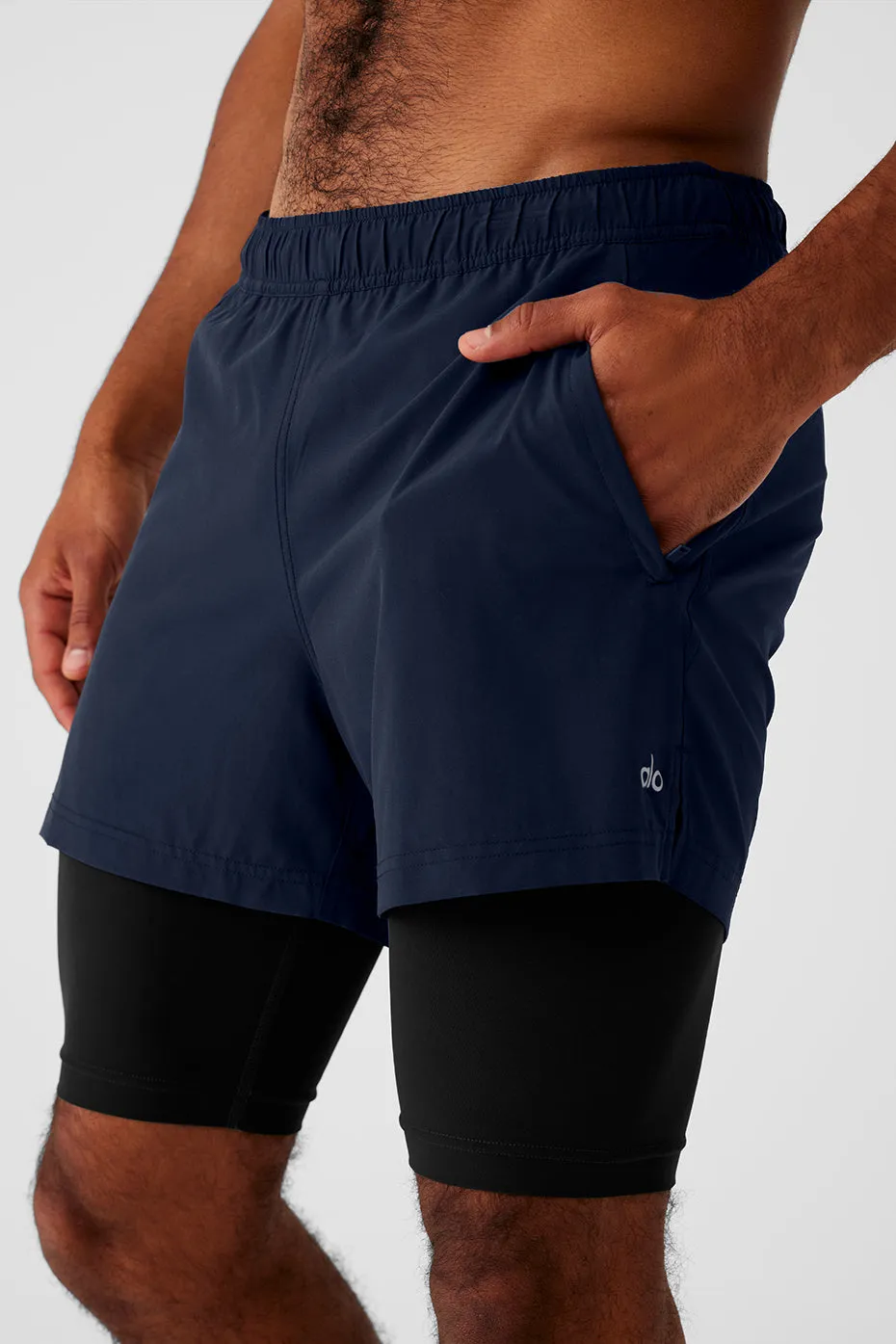 5" Revival 2-in-1 Short - Navy/Black