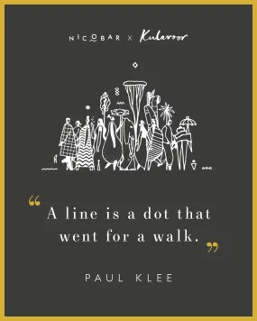 A line is a dot that went for a walk