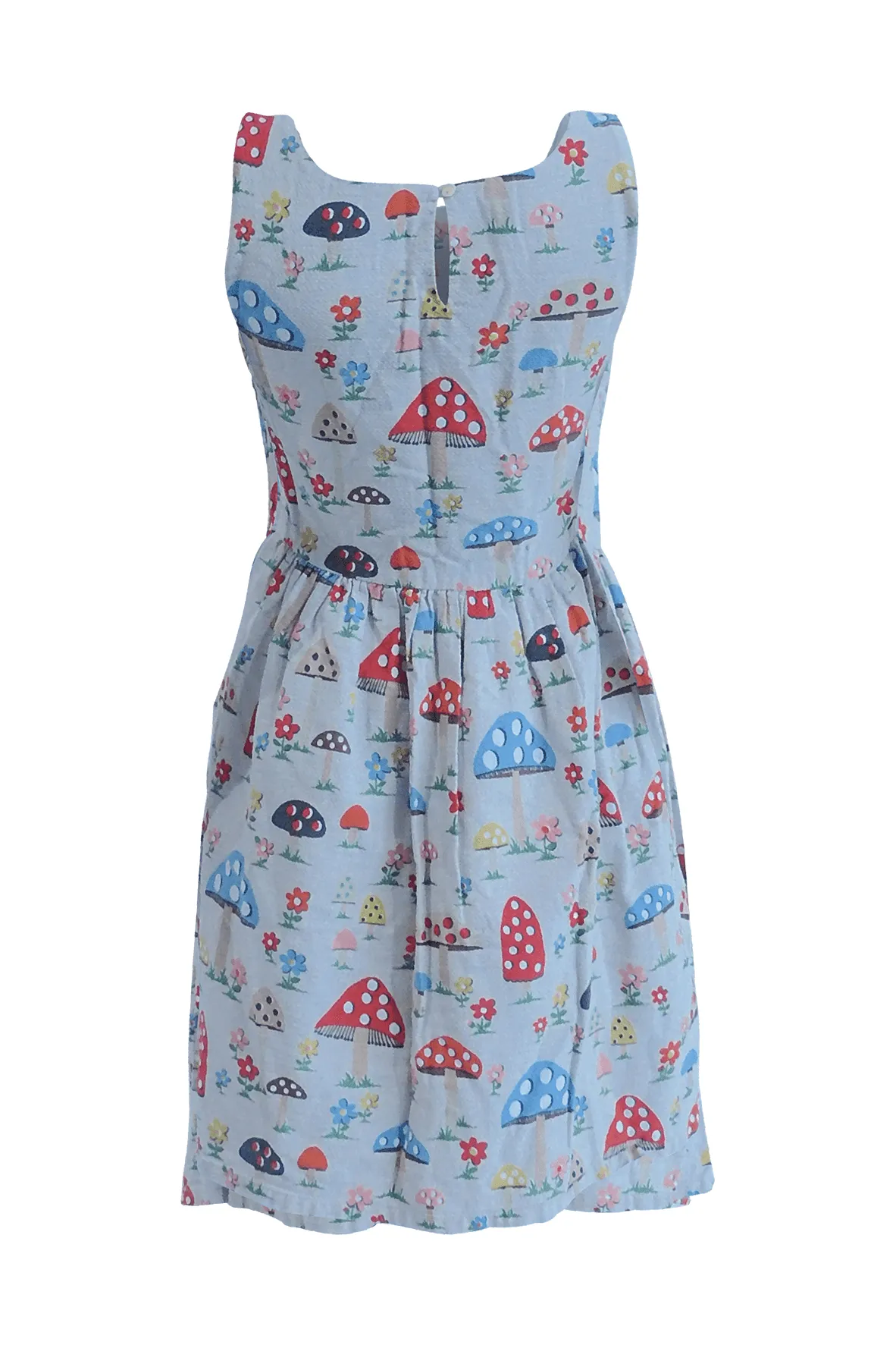 A-line Mushroom Print Dress