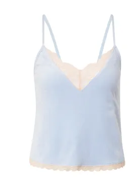 ABOUT YOU x hunkemöller Cami pajama shirt, light blue