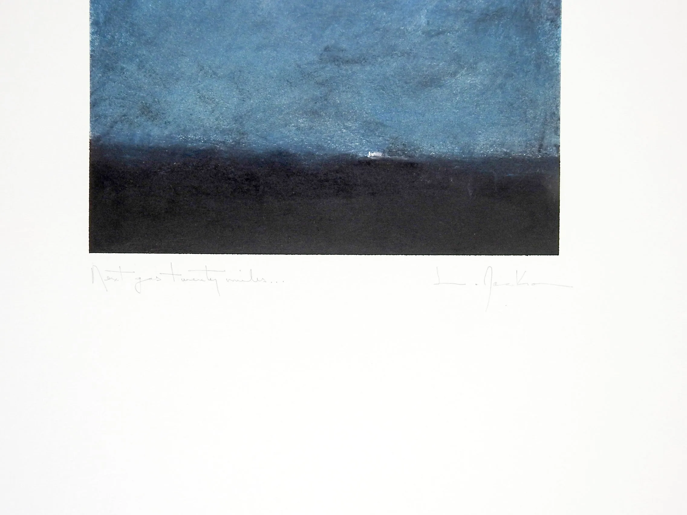 Abstract Night Sky Monoprint