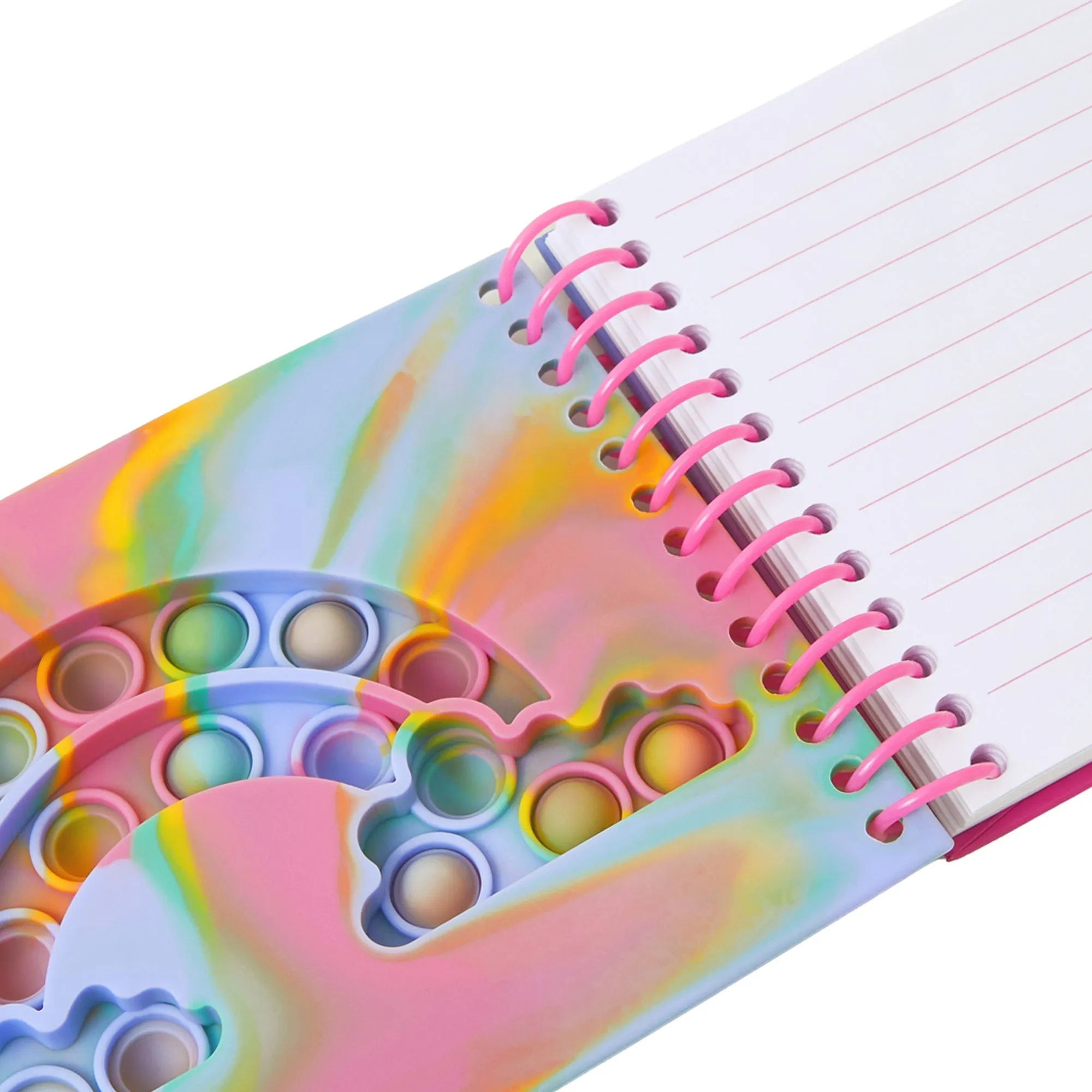 Accessorize London Girl Rainbow Push Popper Notebook