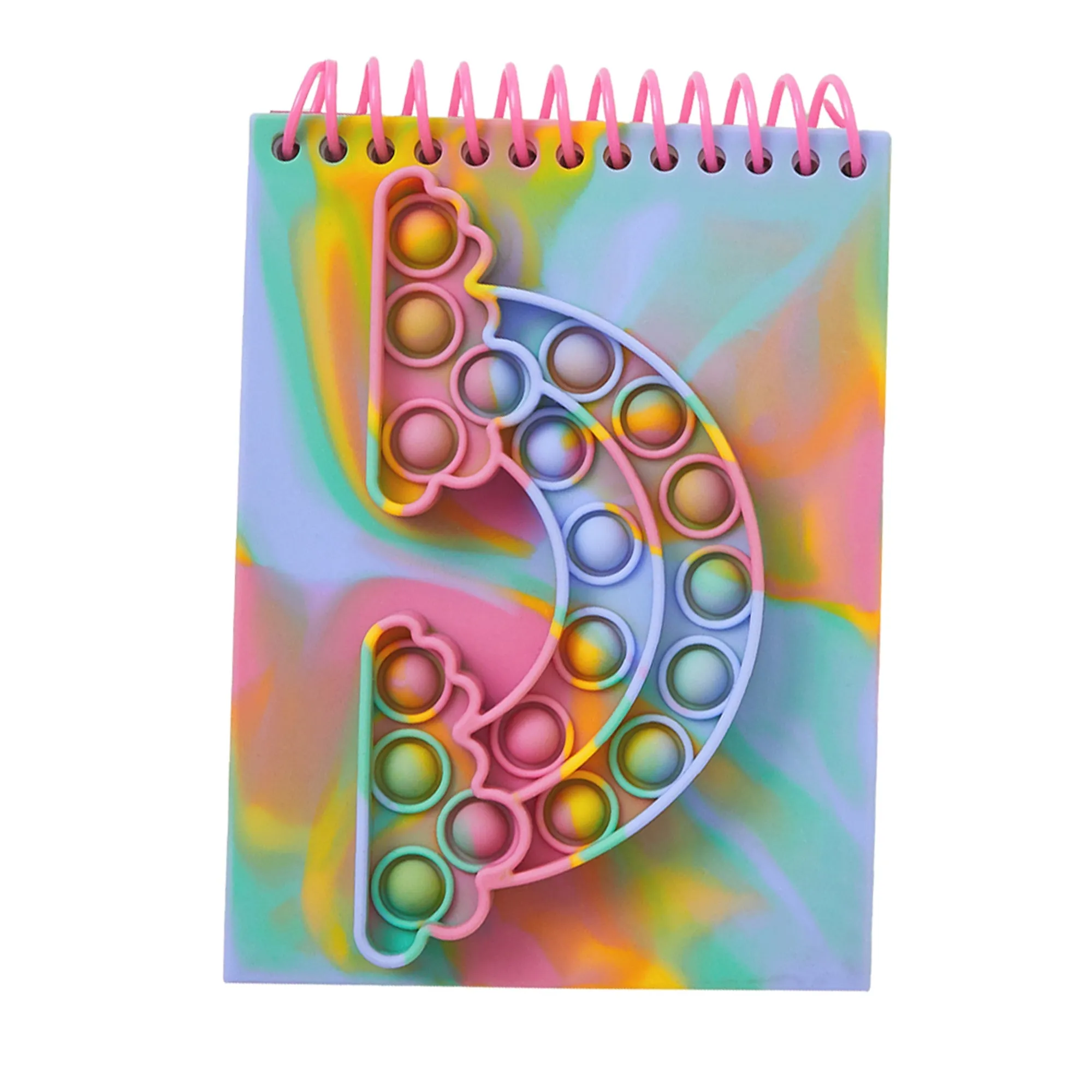 Accessorize London Girl Rainbow Push Popper Notebook