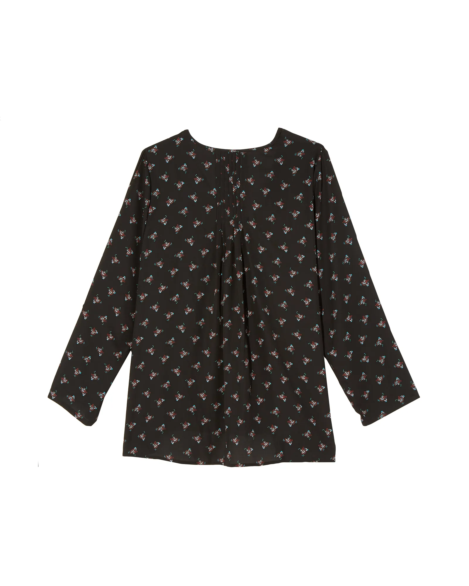 Alejandra Pleat Back Blouse | Black