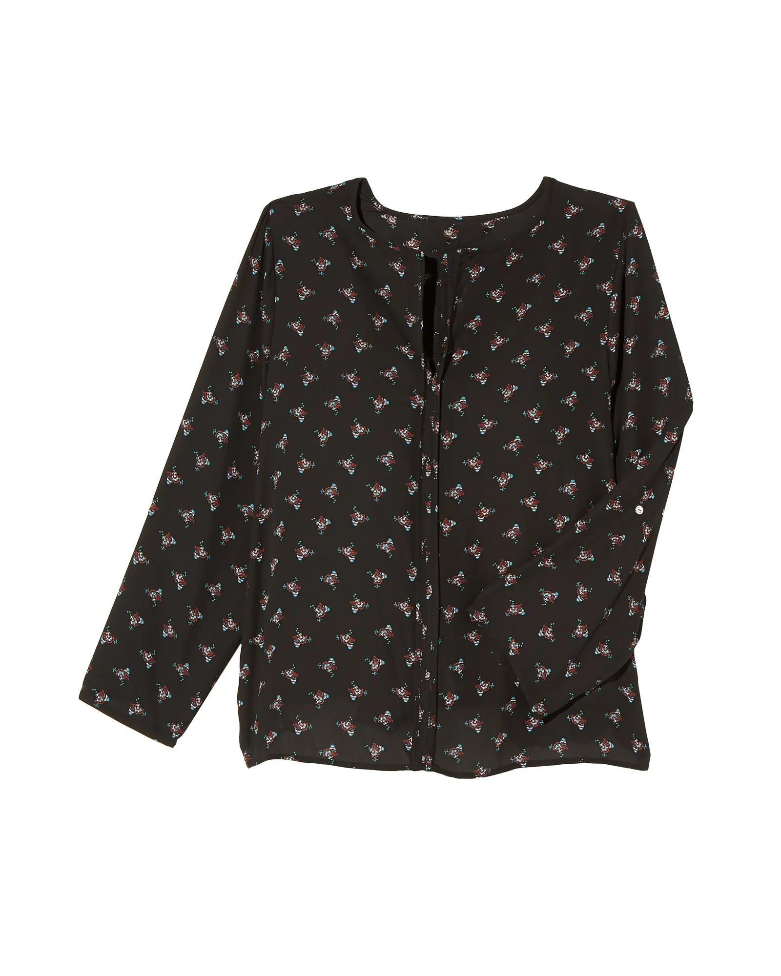 Alejandra Pleat Back Blouse | Black