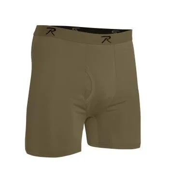 AR 670-1 Coyote Brown Moisture Wicking Performance Boxer Shorts