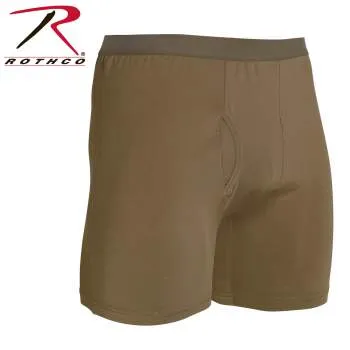 AR 670-1 Coyote Brown Moisture Wicking Performance Boxer Shorts