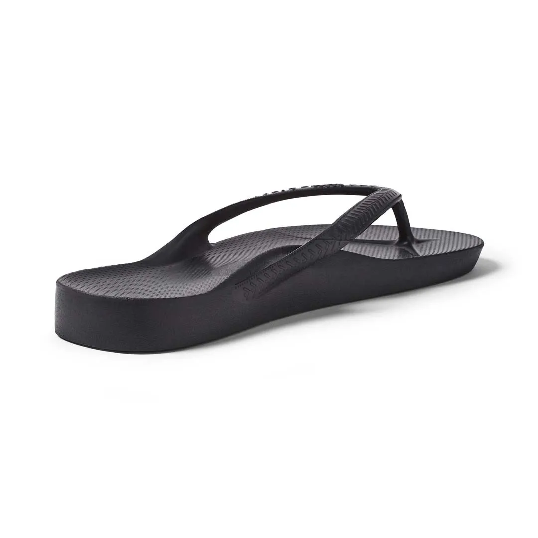 Arch Support Thongs - Classic - Black