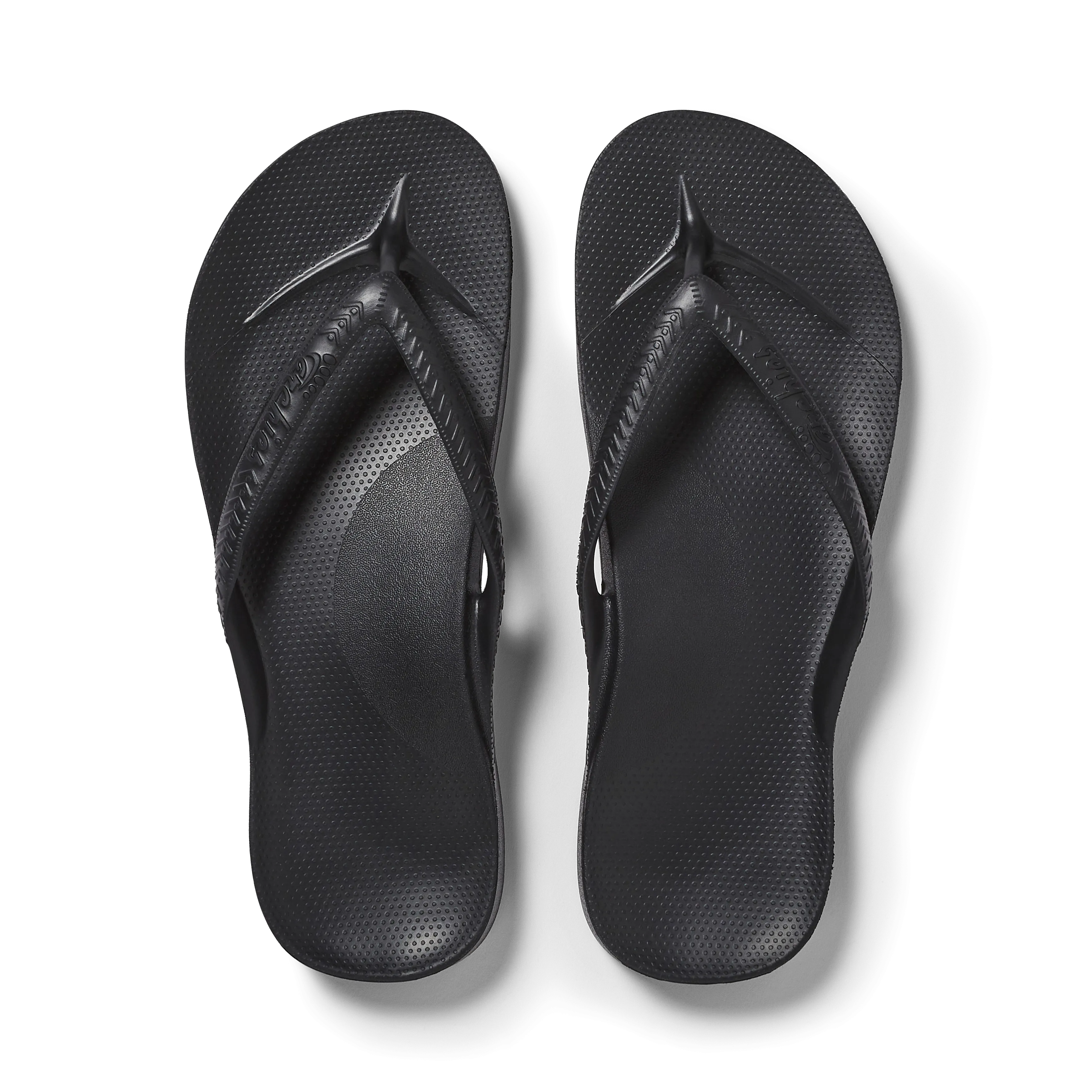 Arch Support Thongs - Classic - Black