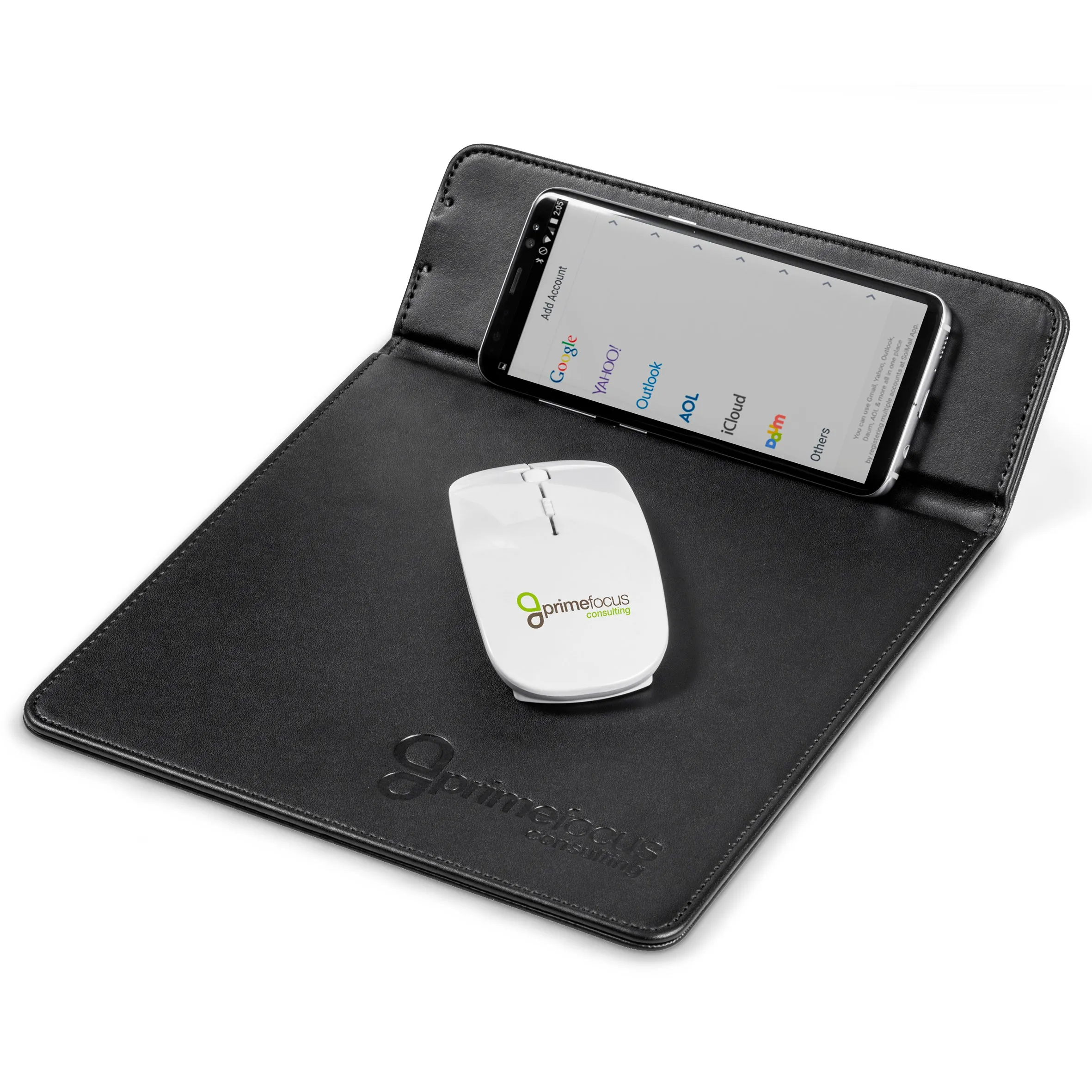 Ashburton Mousepad With Wireless Charger (TECH-5040)