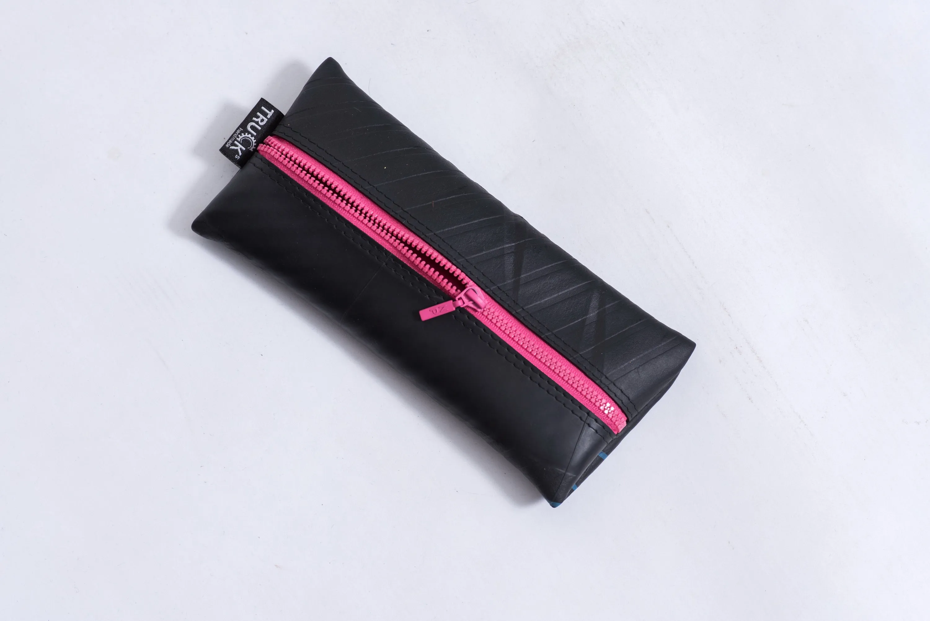 Assorted 3 Piece Recycled Rubber Pencil Case