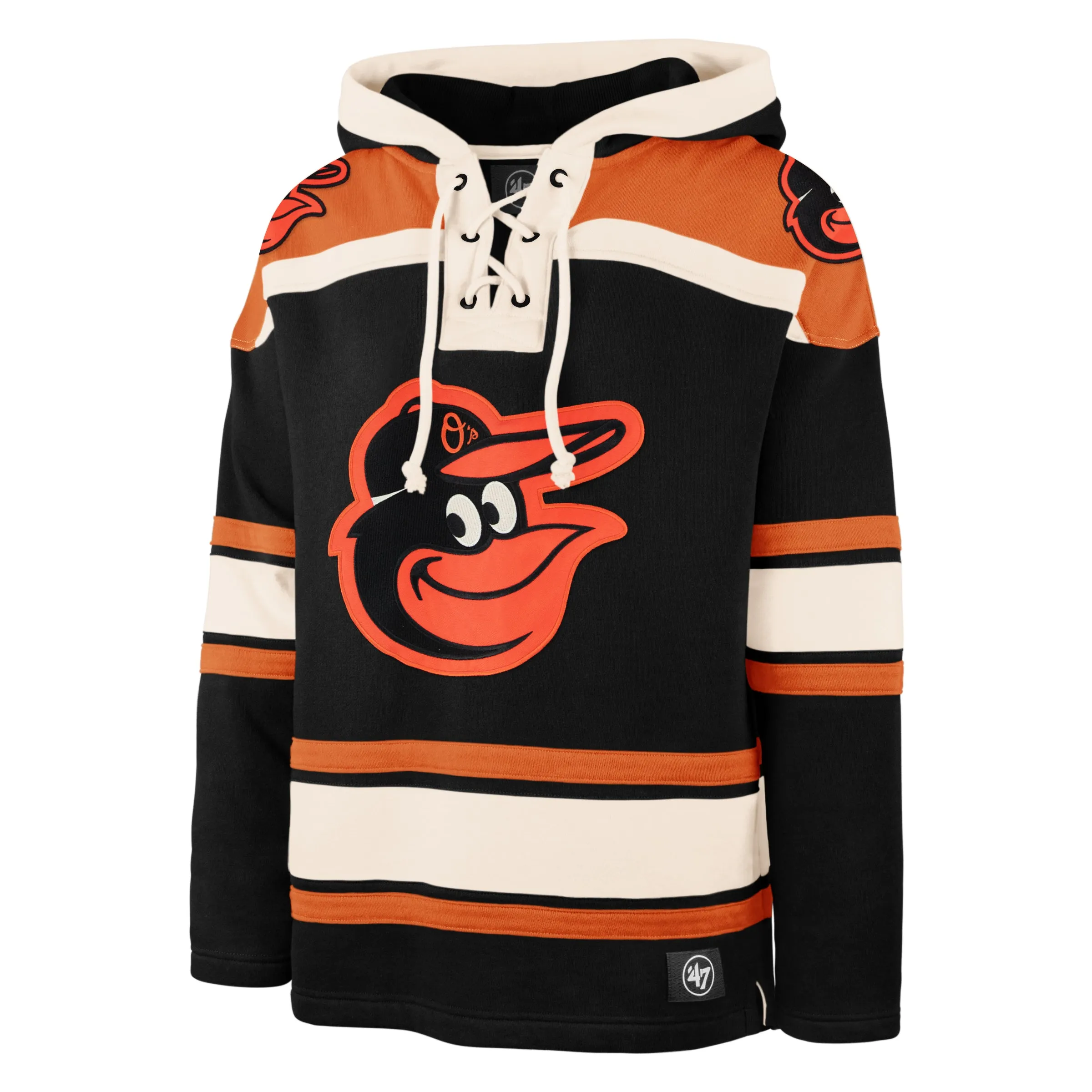 BALTIMORE ORIOLES SUPERIOR '47 LACER PULLOVER HOOD