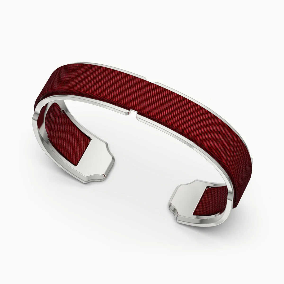 Bare Silk Cuff - Mangosteen Red