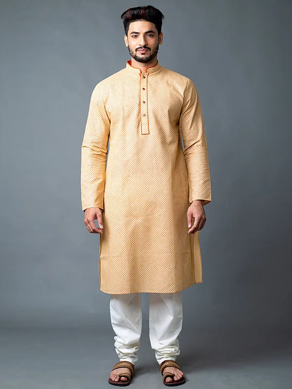 Beige Kurta Set