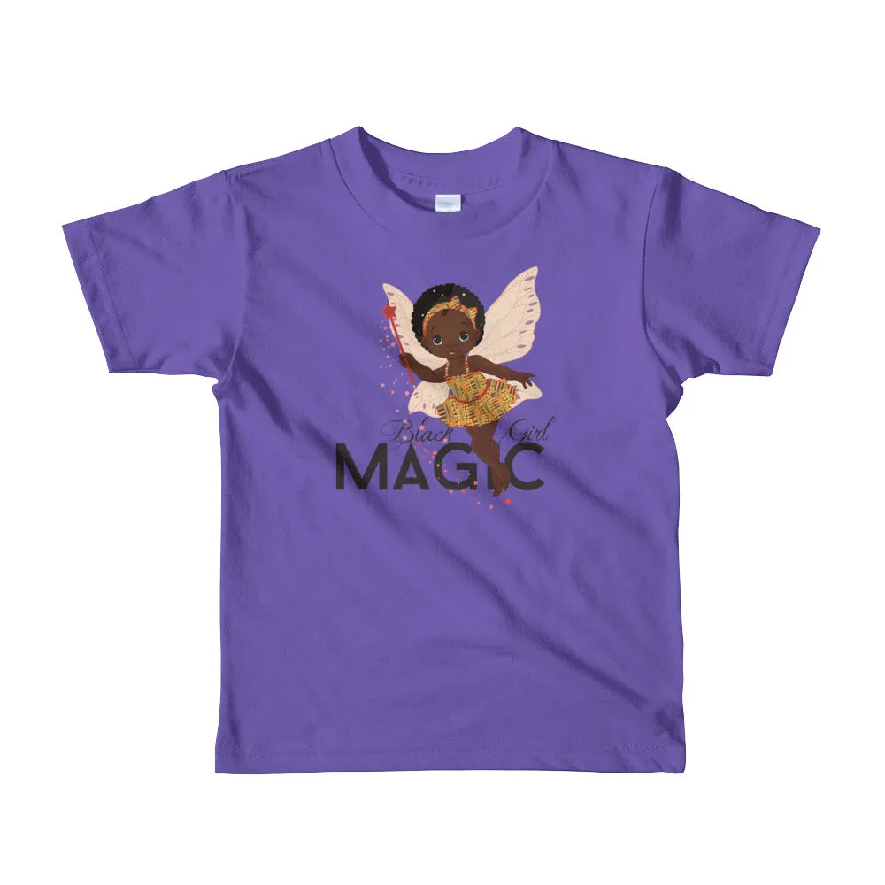 Black Girl Magic - Short sleeve kids t-shirt (Ages 2 - 6)