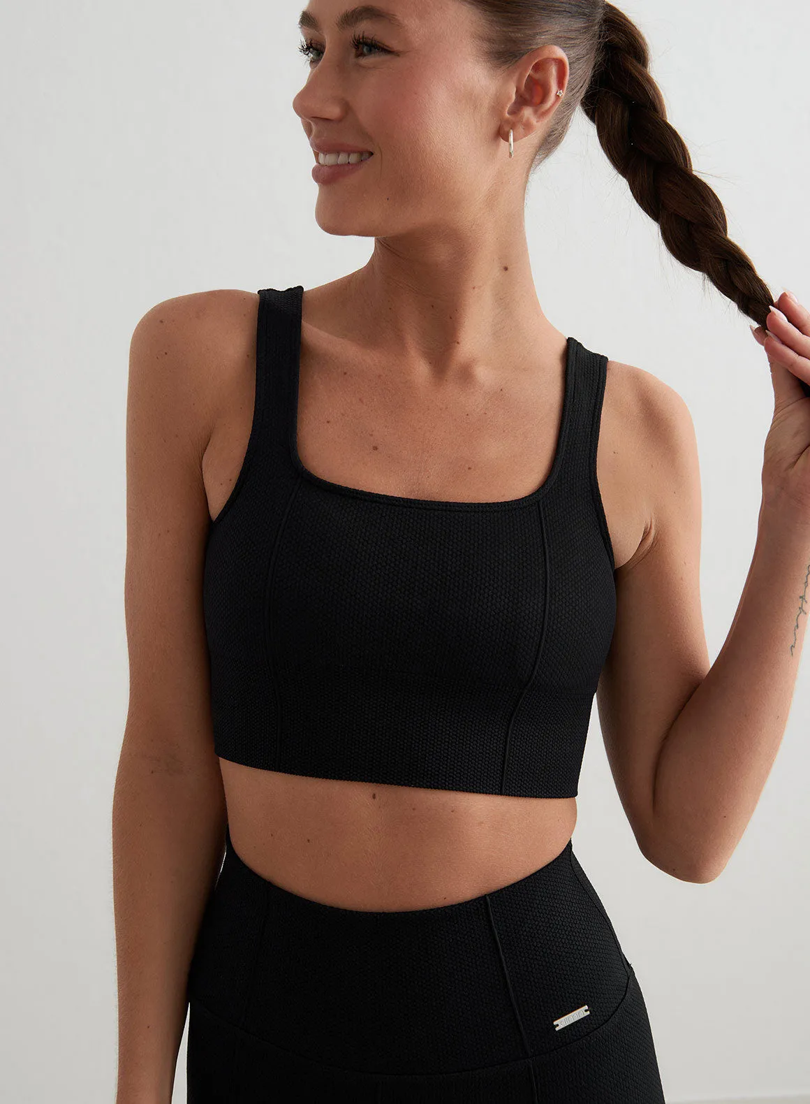 Black Luxe Seamless Bra