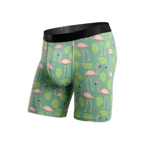 BN3TH Men's Classic Boxer Brief Print Flamingos-Spruce