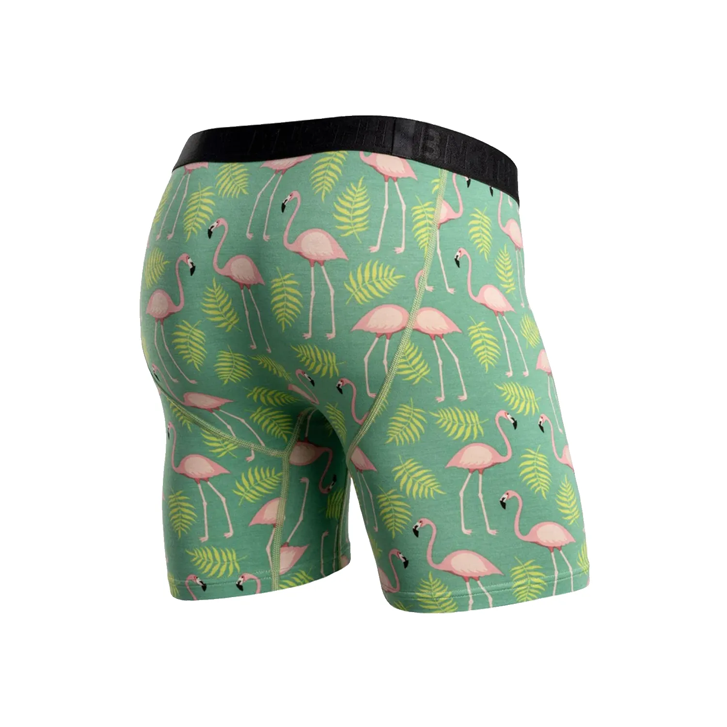 BN3TH Men's Classic Boxer Brief Print Flamingos-Spruce