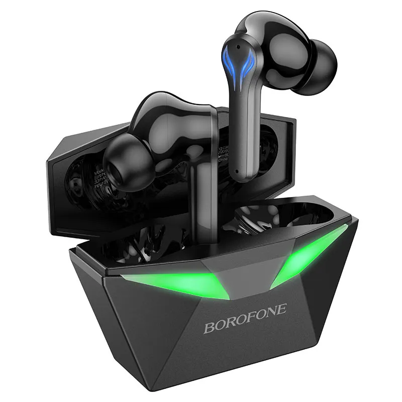 BoroFone BW24 Gaming Wireless BT Earbuds White/Black