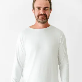 Bright White Men's Pajama Top