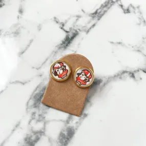 Browns Dawg Stud Earrings