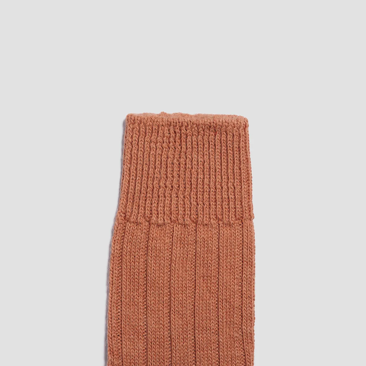 Burnt Orange Alpaca Bed Socks