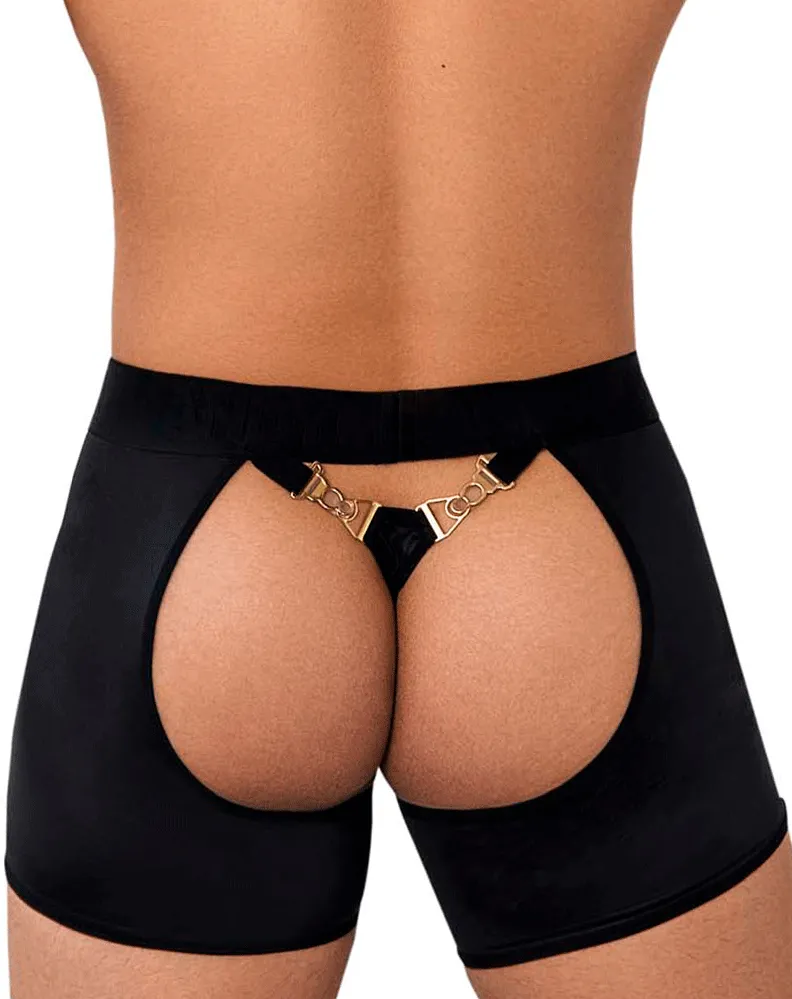 Candyman 99637 Chaps Thongs Black