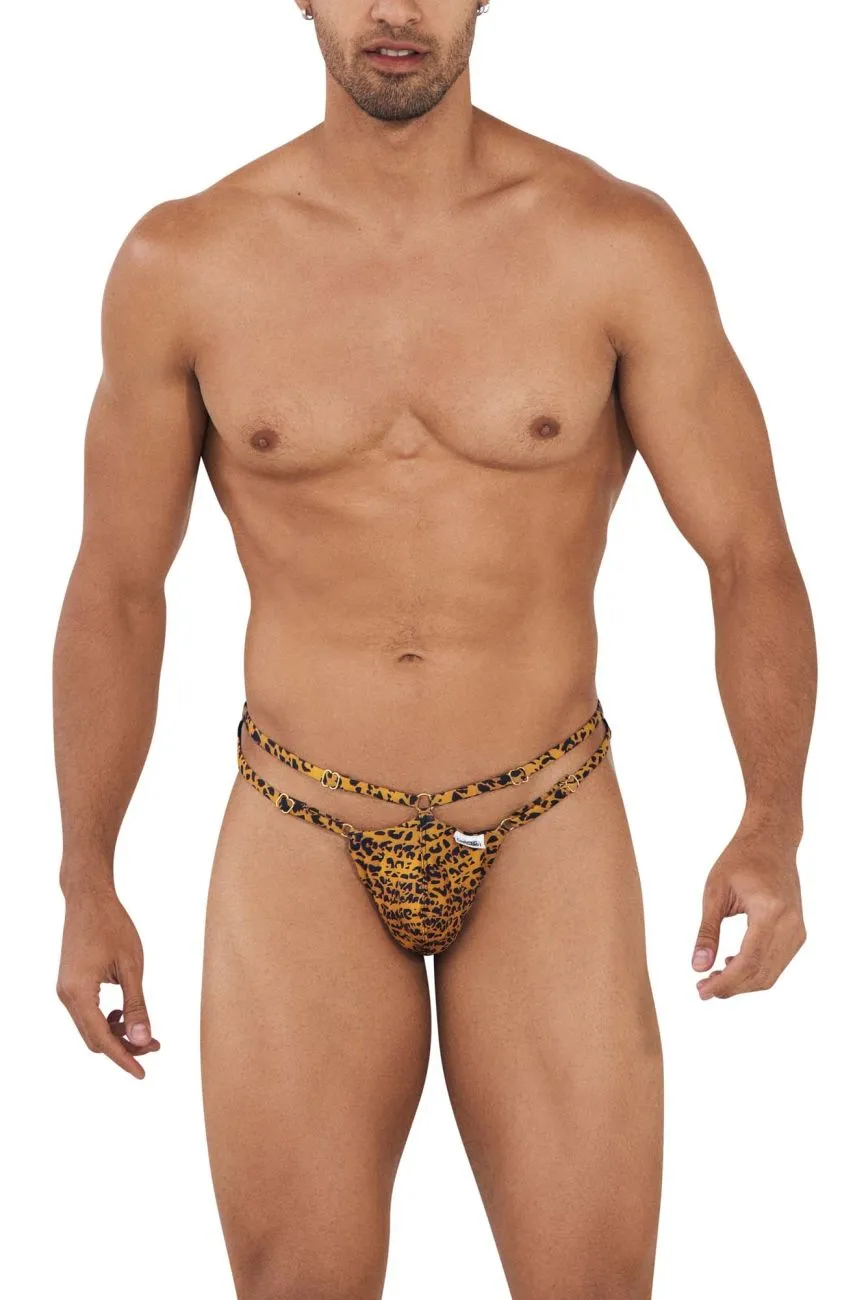 CandyMan 99712 Safari Thongs Color Leopard Print