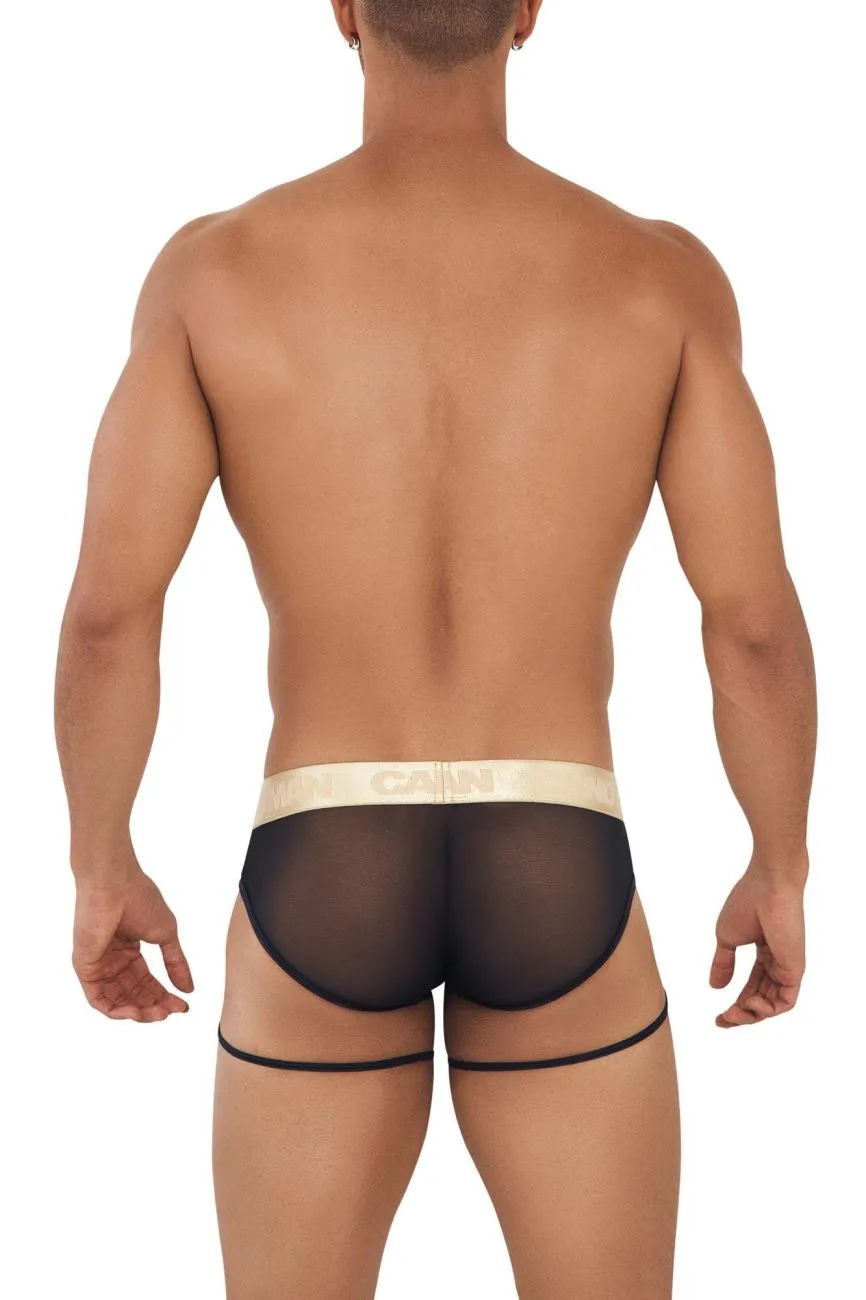 CandyMan Garter Mesh Briefs