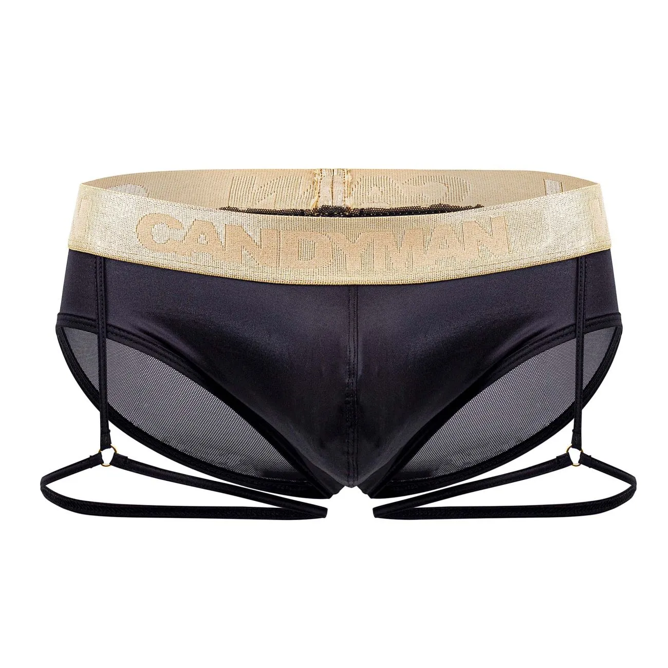 CandyMan Garter Mesh Briefs