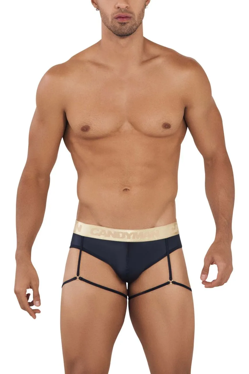 CandyMan Garter Mesh Briefs