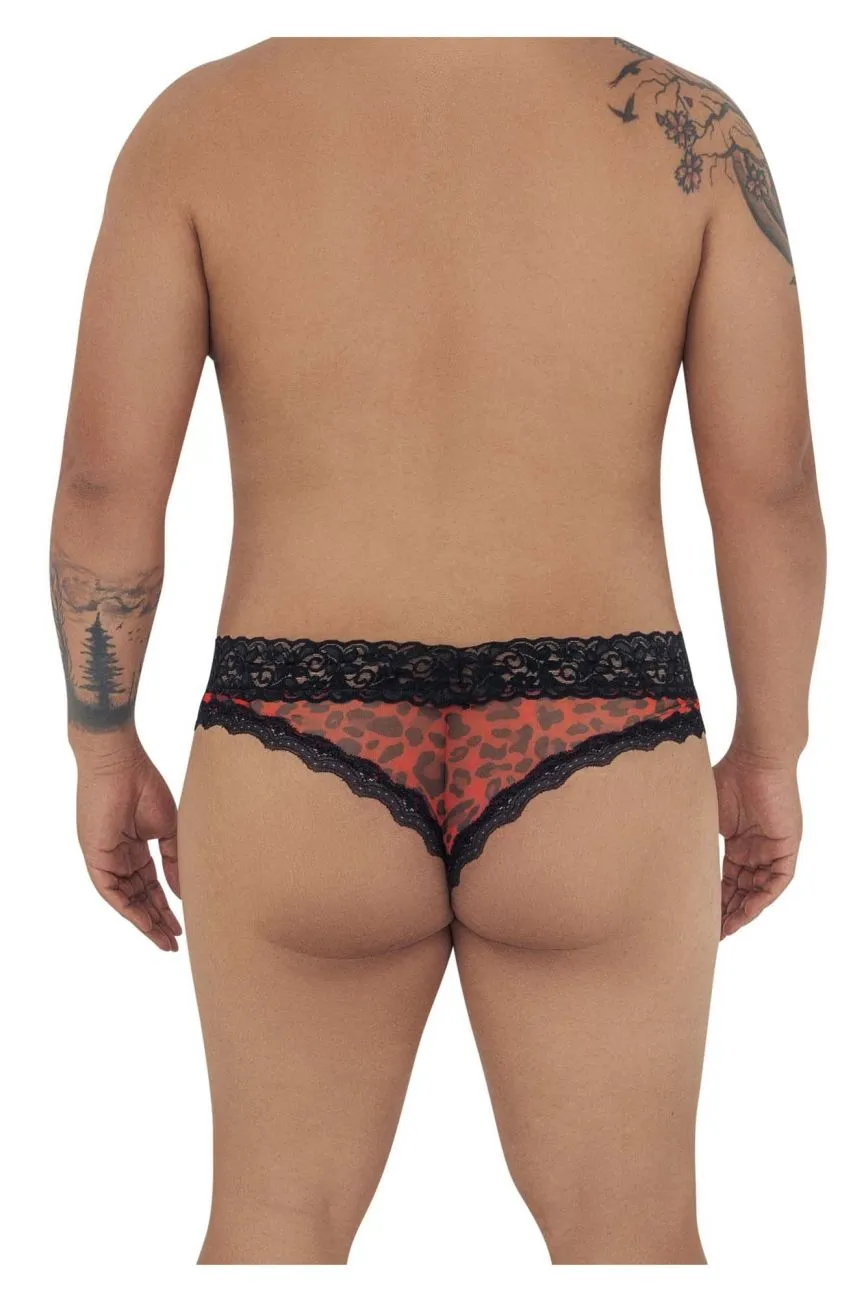 CandyMan Mesh-Lace Thongs