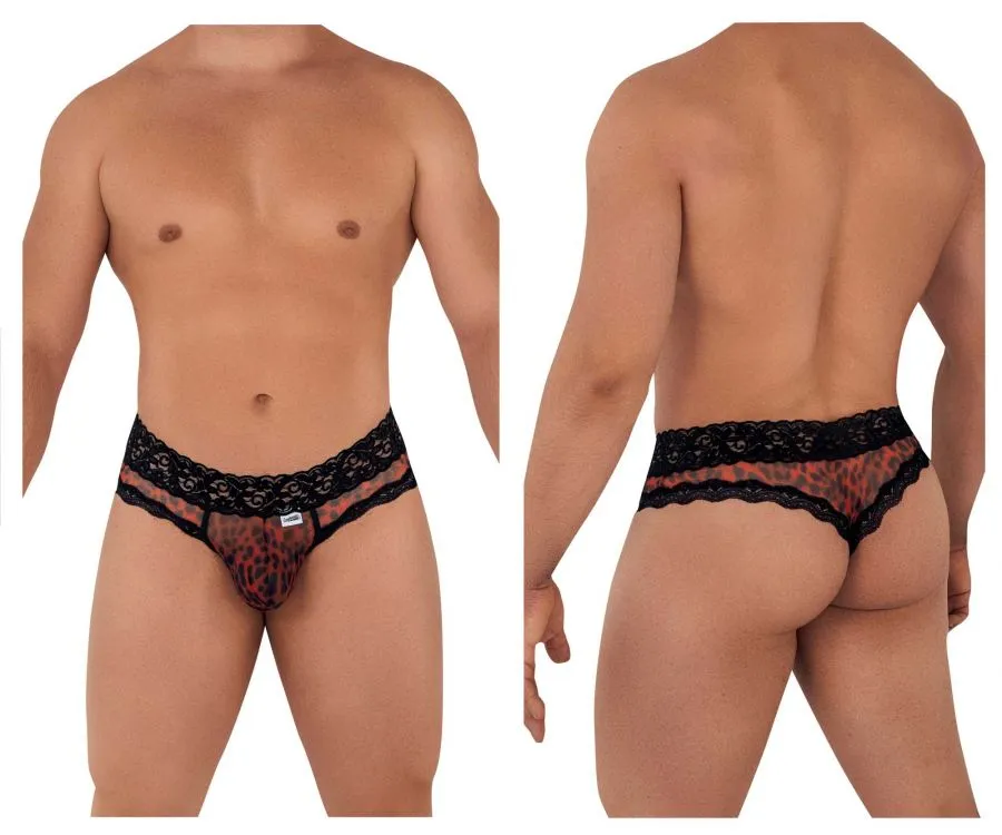 CandyMan Mesh-Lace Thongs