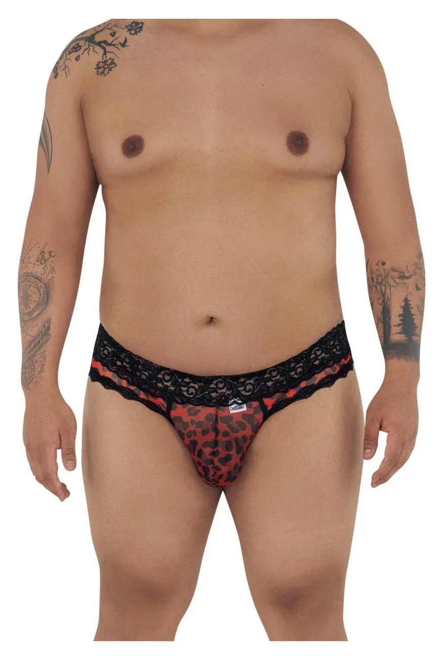 CandyMan Mesh-Lace Thongs