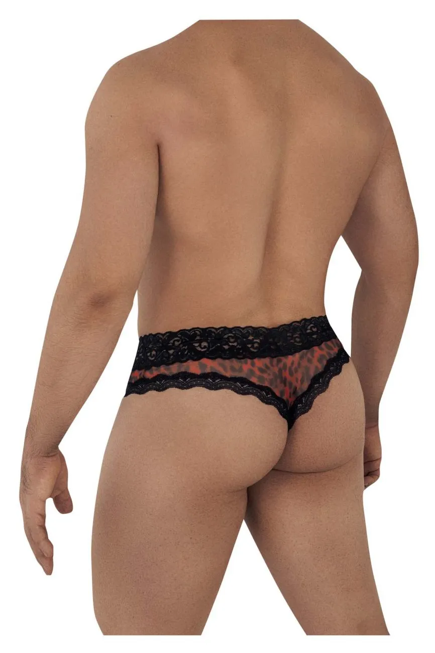 CandyMan Mesh-Lace Thongs