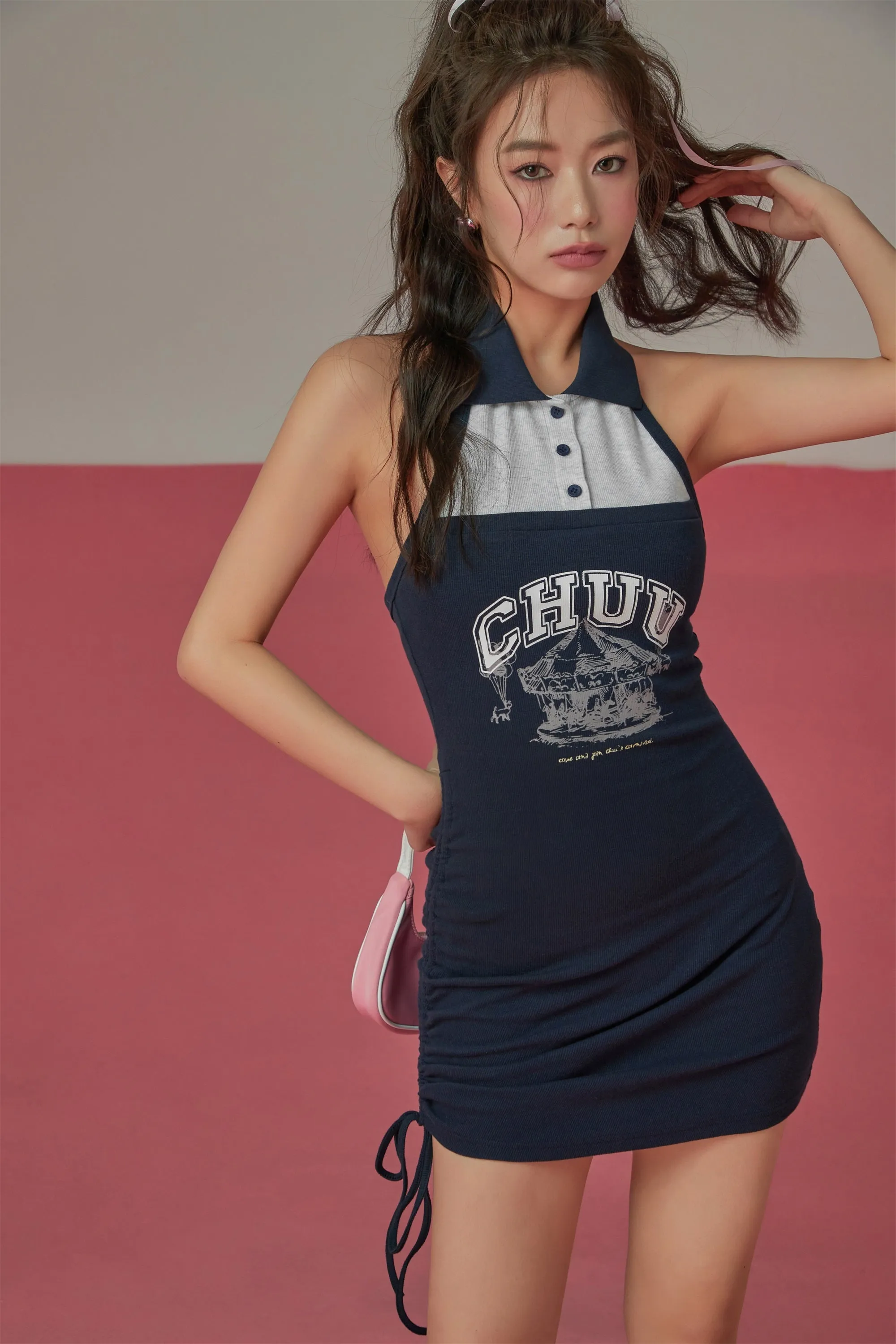 Chuu Carousel Halter Neck String Dress