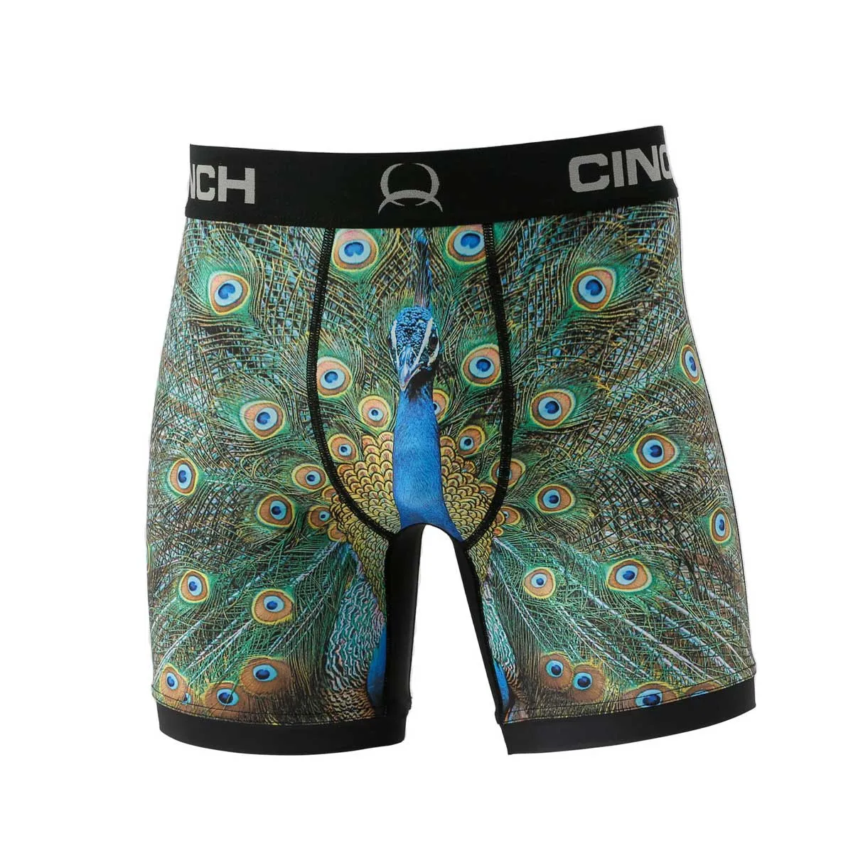 Cinch Men's 6" Peacock Boxer Briefs - Multi