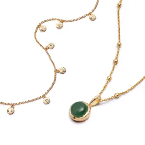 Comforting Sea Necklace Layering Set 18ct Gold Plate