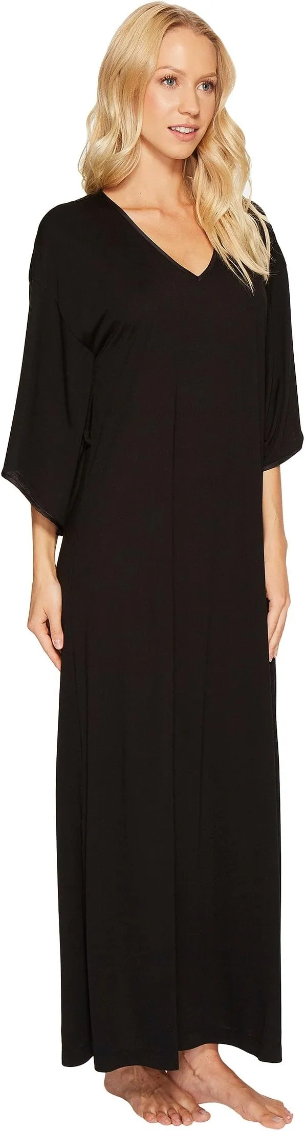 Congo kaftan N by Natori, black