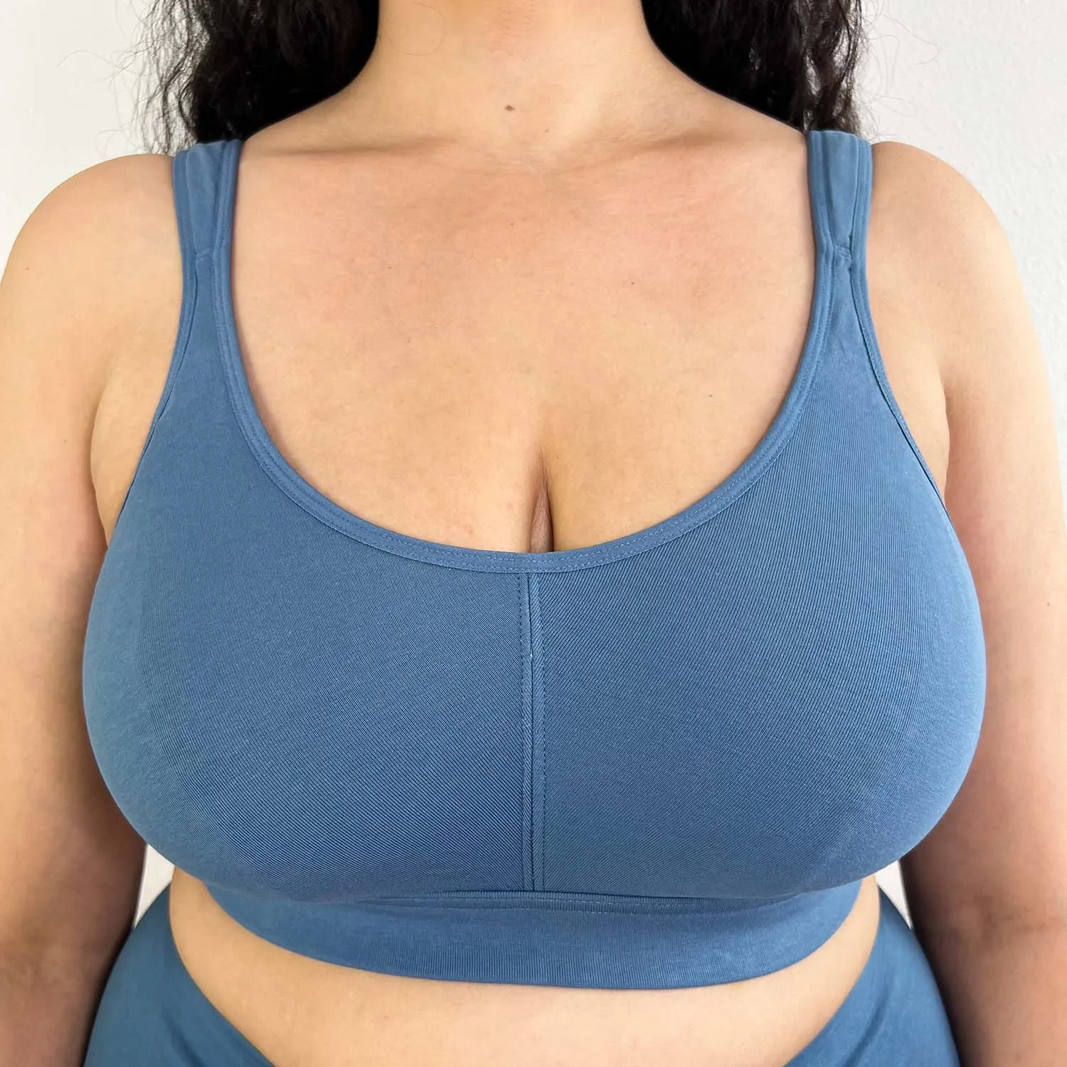 Cotton Bra Full Cup - Denim