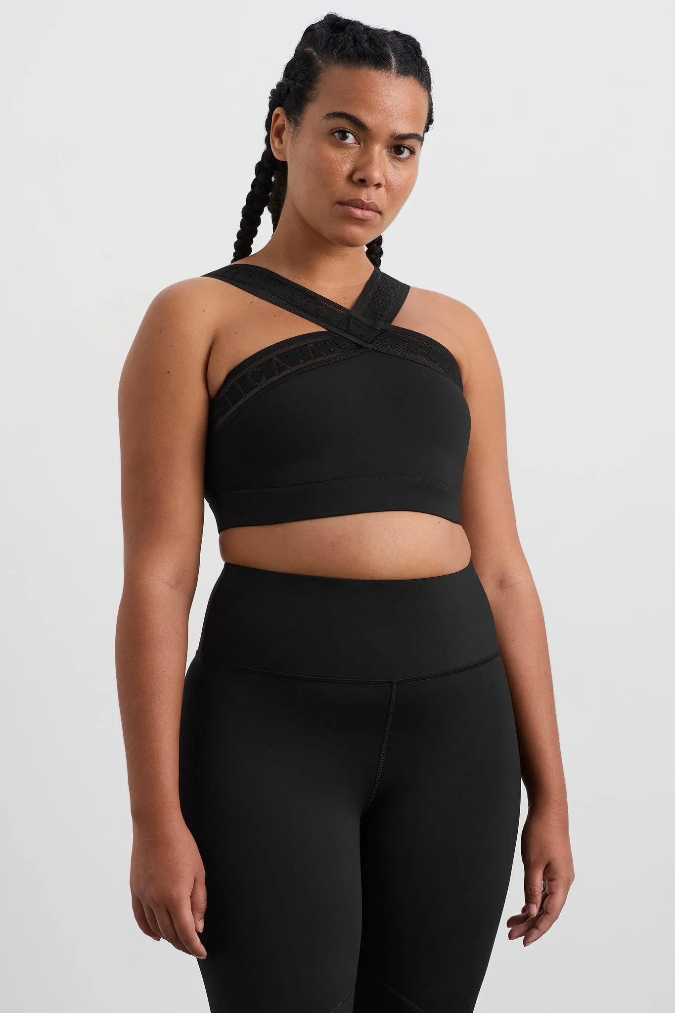 Cross Neck Sports Crop 384