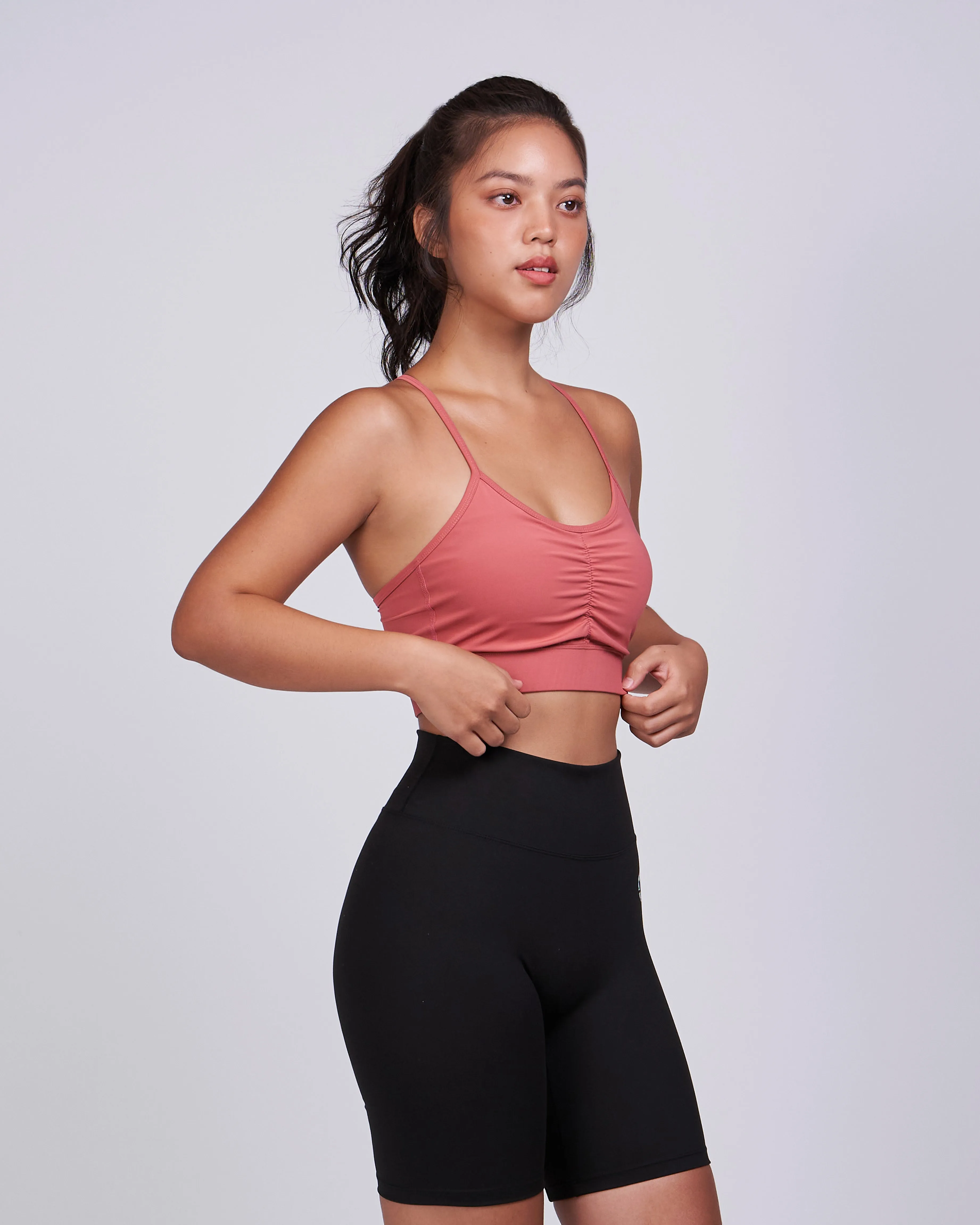 CSL Ruched Front Sports Bra